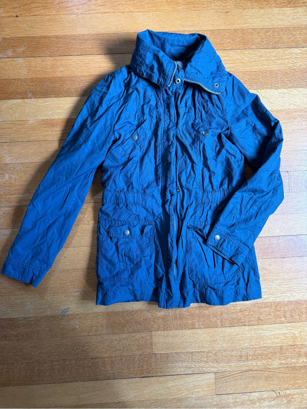 Lightweight Blue Utility Jacket. Forever 21